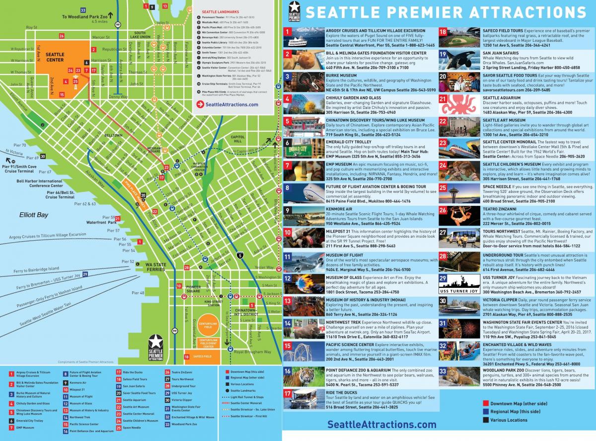 Mappa di Seattle